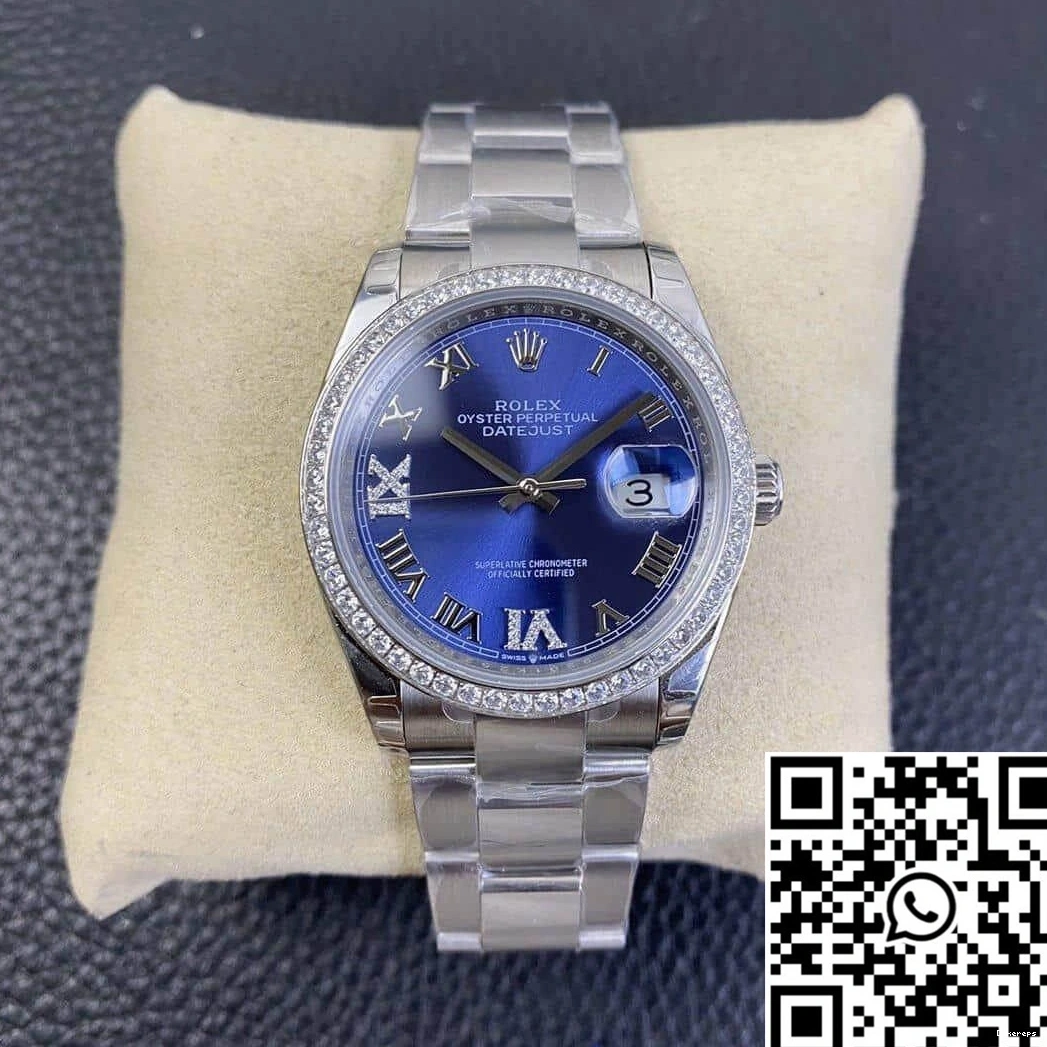 Rolex Factory EW Datejust M126284RBR Bezel Diamond 0324